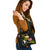 Yap Polynesian Custom Personalised Shoulder Handbag - Plumeria Tribal - Polynesian Pride