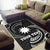 Nauru Polynesian Custom Personalised Area Rug - White Tribal Wave - Polynesian Pride