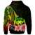 Tonga Custom Hoodie Reggae Polynesian Hibiscus Pattern Style - Polynesian Pride