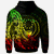 Pohnpei Hoodie Custom Polynesian Pattern Style Raggae Color - Polynesian Pride