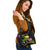 Chuuk Polynesian Custom Personalised Shoulder Handbag - Plumeria Tribal - Polynesian Pride