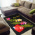 Wallis and Futuna Polynesian Custom Personalised Area Rug - Plumeria Tribal - Polynesian Pride