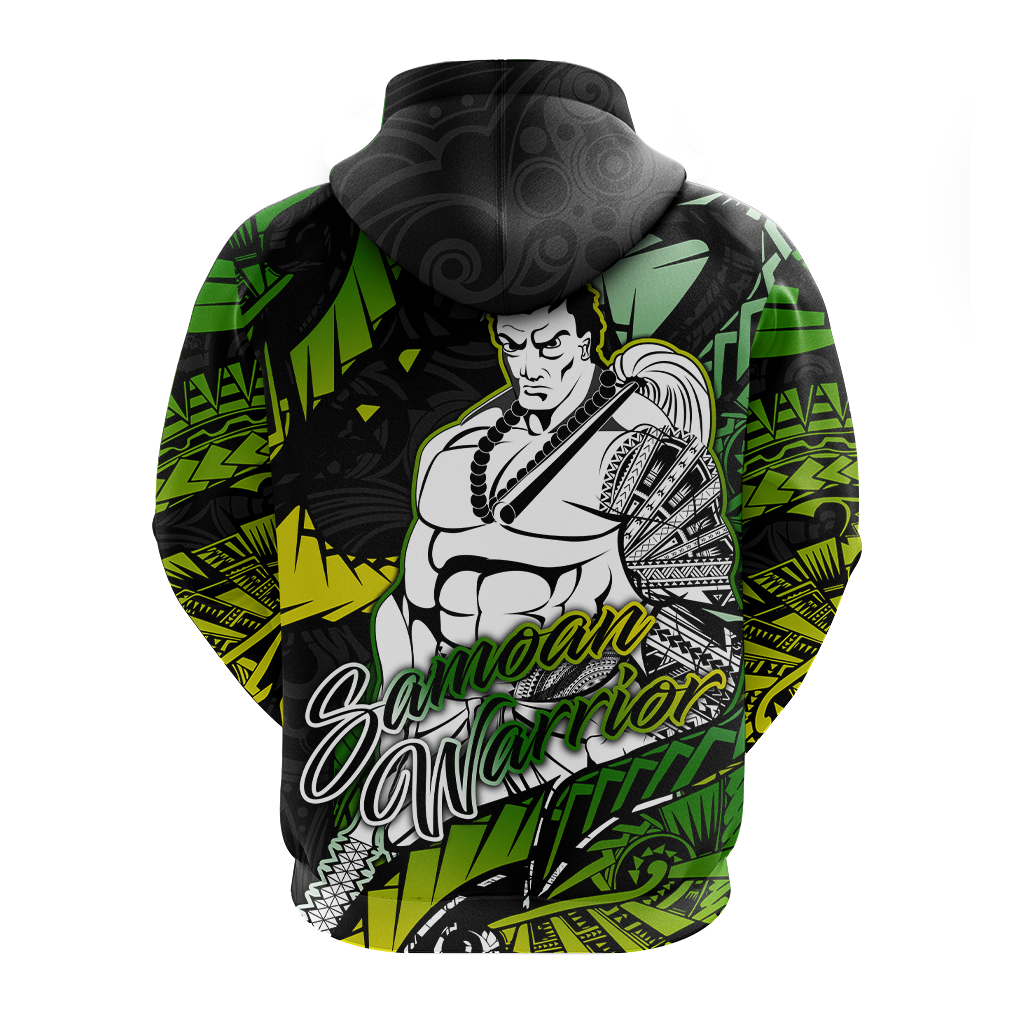 Samoan Warrior Pride Samoa Polynesia Hoodie LT2 - Polynesian Pride