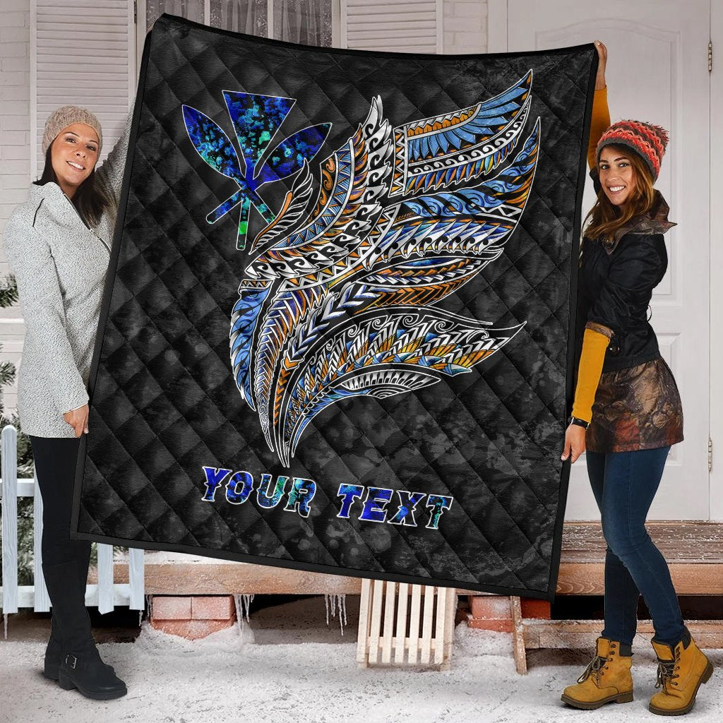 Polynesian Hawaii Custom Personalised Quilt - Polynesian Wings - Polynesian Pride