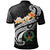 Pohnpei Polo Shirt Pohnpei Seal Polynesian Patterns Plumeria (Black) - Polynesian Pride