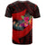 Guam T Shirt Polynesian Hook and Hibiscus (Red) - Polynesian Pride