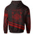 Fiji Hoodie In My Heart Style Red Polynesian Patterns - Polynesian Pride