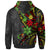 Chuuk Hoodie Tribal Flower With Special Turtles - Polynesian Pride