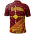 Rotuma Polo Shirt Oinafa Tapa Patterns With Bamboo - Polynesian Pride