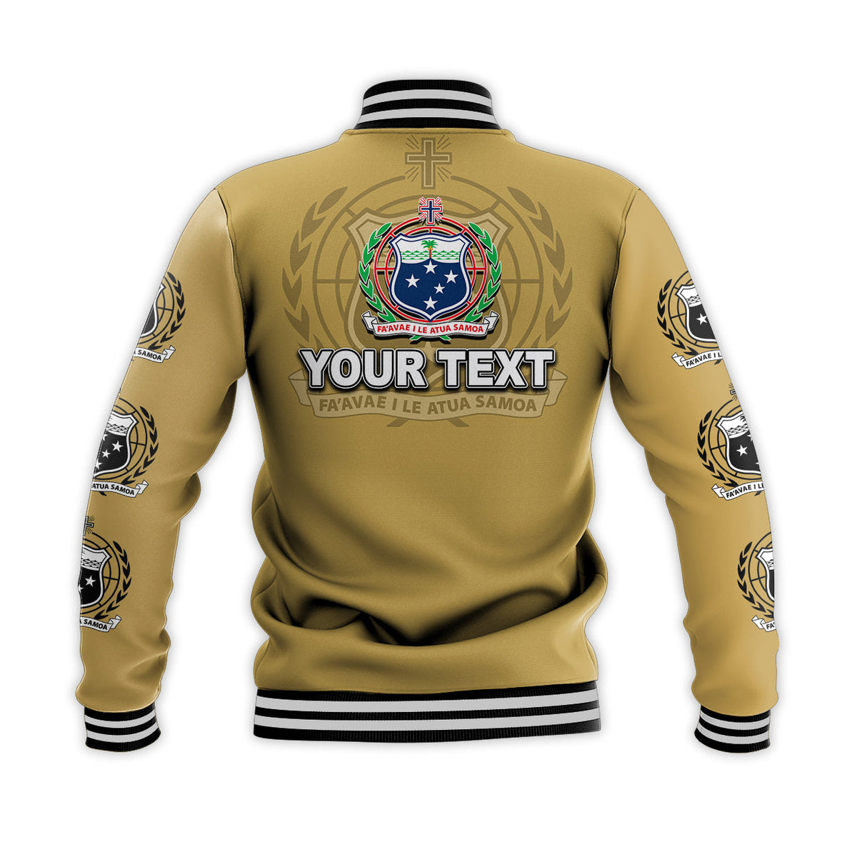 (Custom Personalised) Samoa Tribal Tattoo Coat Of ArmsBaseball Jacket No.2 LT6 - Polynesian Pride