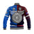 (Custom Personalised) American Samoa And Western Samoa Baseball Jacket Together LT8 - Polynesian Pride