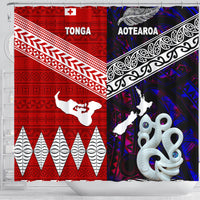 New Zealand And Tonga Bathroom Set Together - Purple LT8 - Polynesian Pride