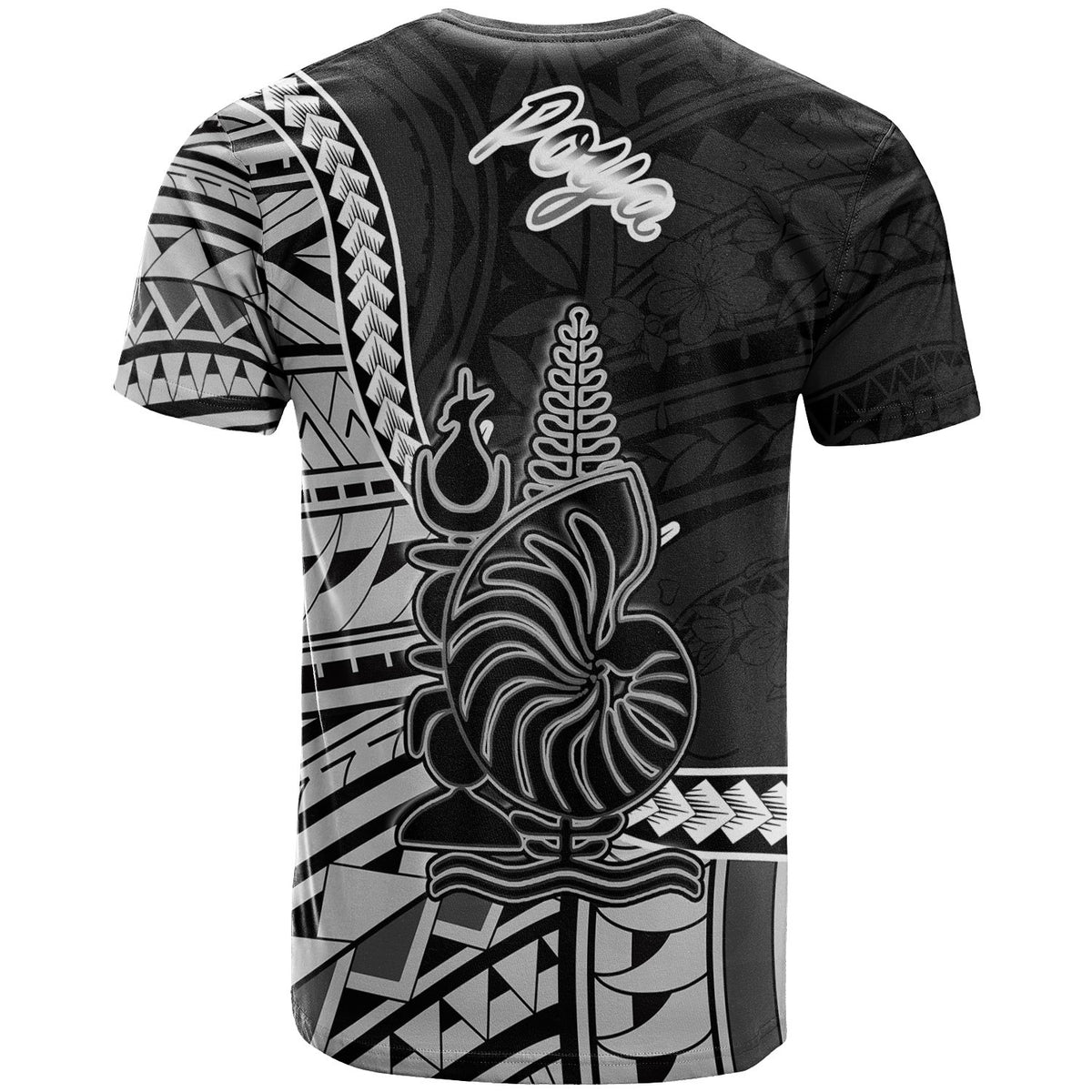 New Caledonia Islands T Shirt Poya Seal Of New Caledonia Islands Polynesian Patterns - Polynesian Pride