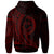 Federated States of Micronesia Hoodie Red Custom Wings Style - Polynesian Pride