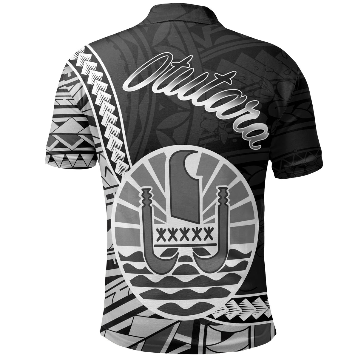 French Polynesia Polo Shirt Otutara Seal Of French Polynesia Polynesian Patterns - Polynesian Pride