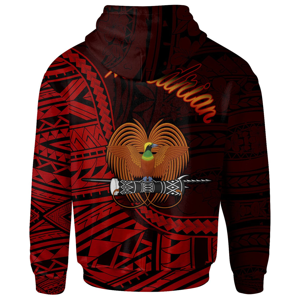 Papua New Guinea Zip Hoodie Kandrian Polynesian Patterns - Polynesian Pride
