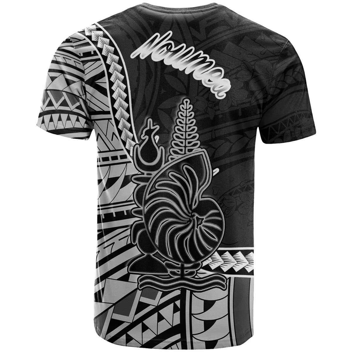 New Caledonia Islands T Shirt Noumea Seal Of New Caledonia Islands Polynesian Patterns - Polynesian Pride