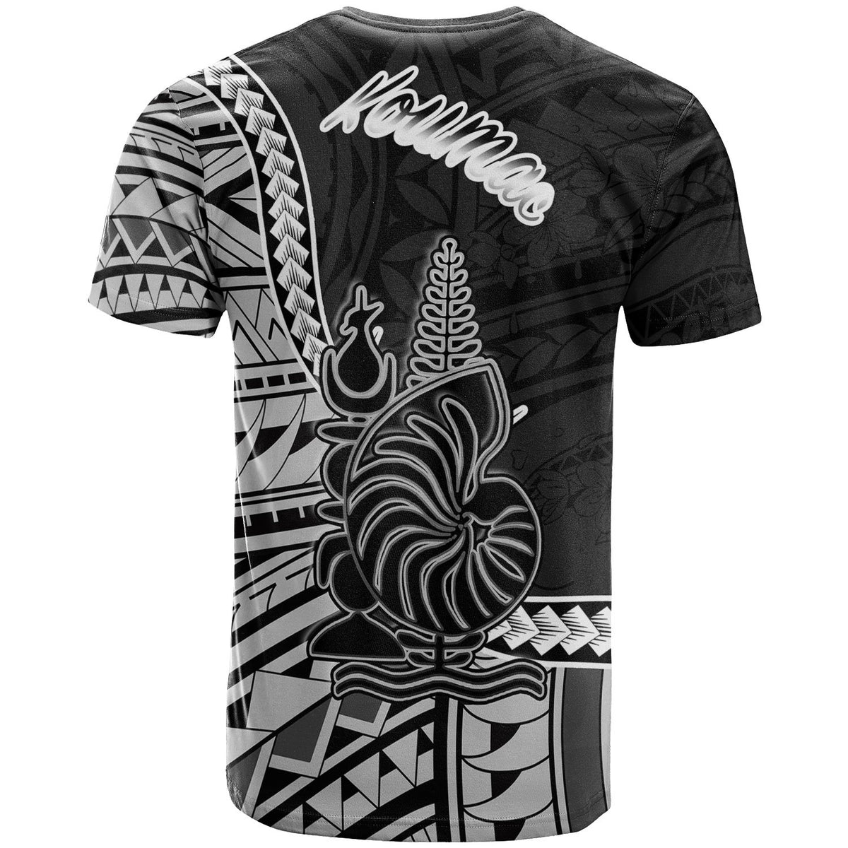 New Caledonia Islands T Shirt Koumac Seal Of New Caledonia Islands Polynesian Patterns - Polynesian Pride