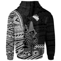New Caledonia Islands Hoodie Koumac Seal of New Caledonia Polynesian Patterns - Polynesian Pride
