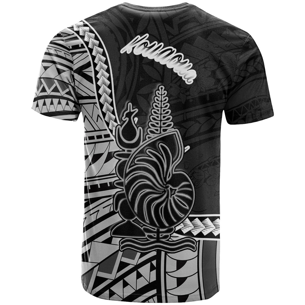 New Caledonia Islands T Shirt Kouaoua Seal Of New Caledonia Islands Polynesian Patterns - Polynesian Pride