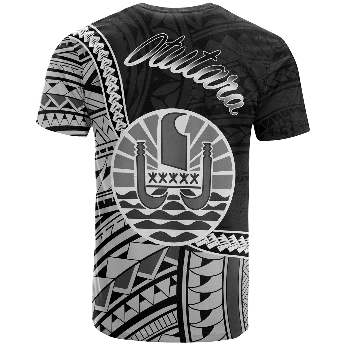 French Polynesia T Shirt Otutara Seal of French Polynesia Polynesian Patterns - Polynesian Pride