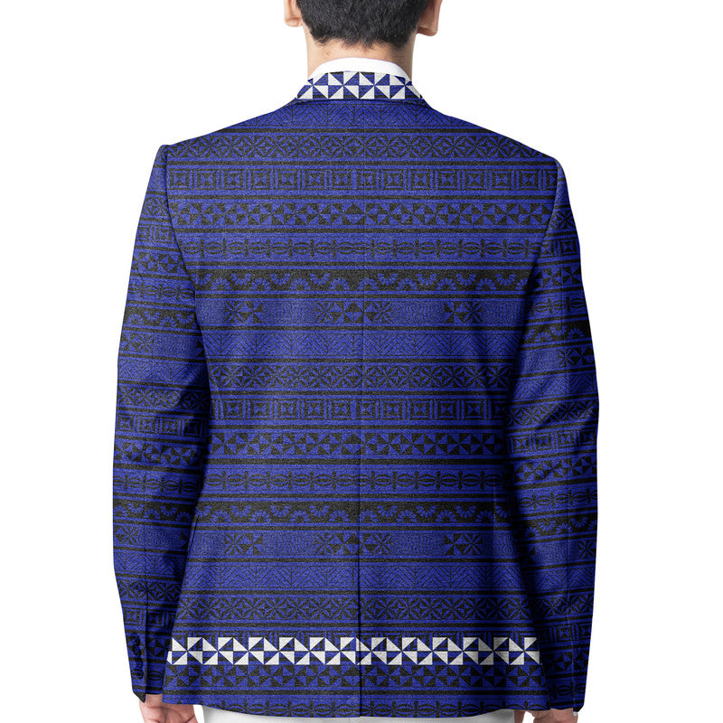 Tonga Taufa'ahau Pilolevu College Blazer Simple Style - Blue LT8 - Polynesian Pride