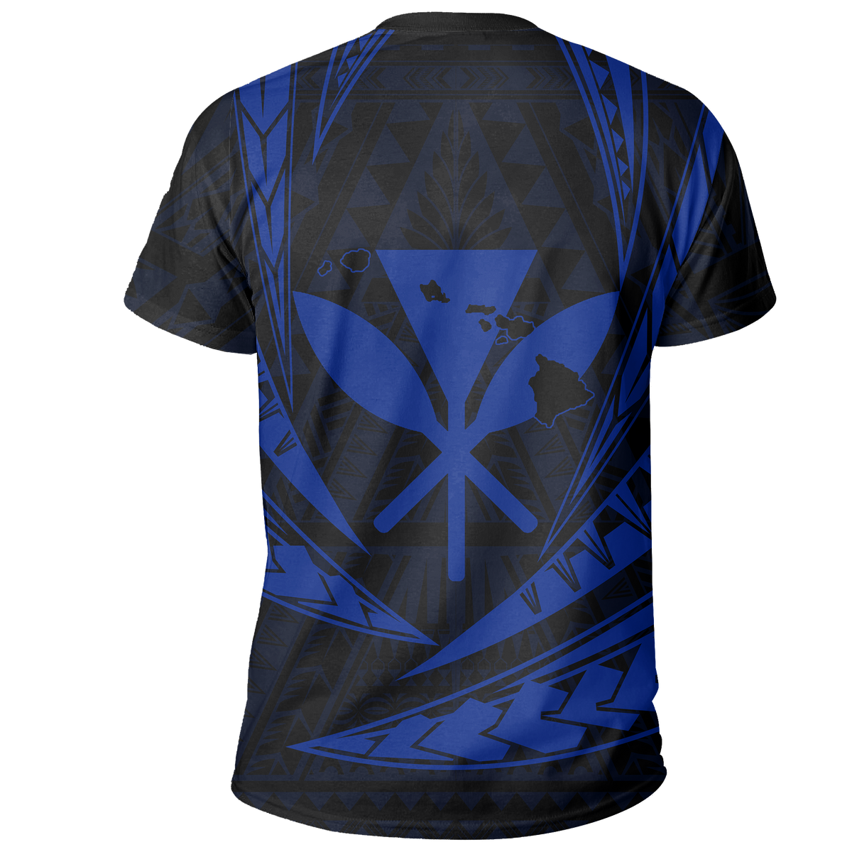 Hawaii Kanaka Polynesian T Shirt Blue - Polynesian Pride