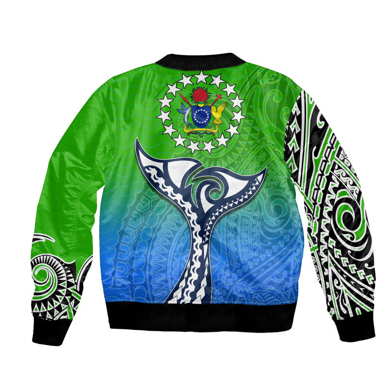 Cook Islands Mitiaro Polynesian Bomber Jacket LT6 - Polynesian Pride