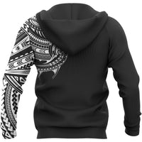 Polynesian Pullover Hoodie Polynesian Turtle Tattoo Style A07 - Polynesian Pride