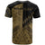 Yap T Shirt Custom Gold Color Symmetry Style - Polynesian Pride