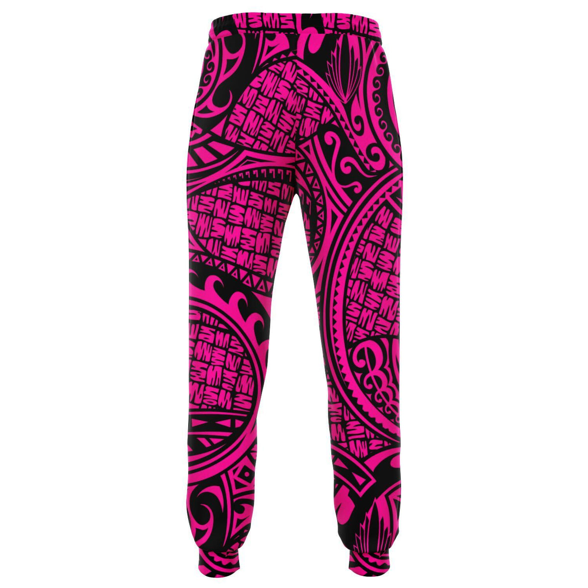 Polynesian Maori Lauhala Pink Joggers - Polynesian Pride