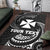 Wallis And Futuna Polynesian Custom Personalised Area Rug - White Tribal Wave - Polynesian Pride