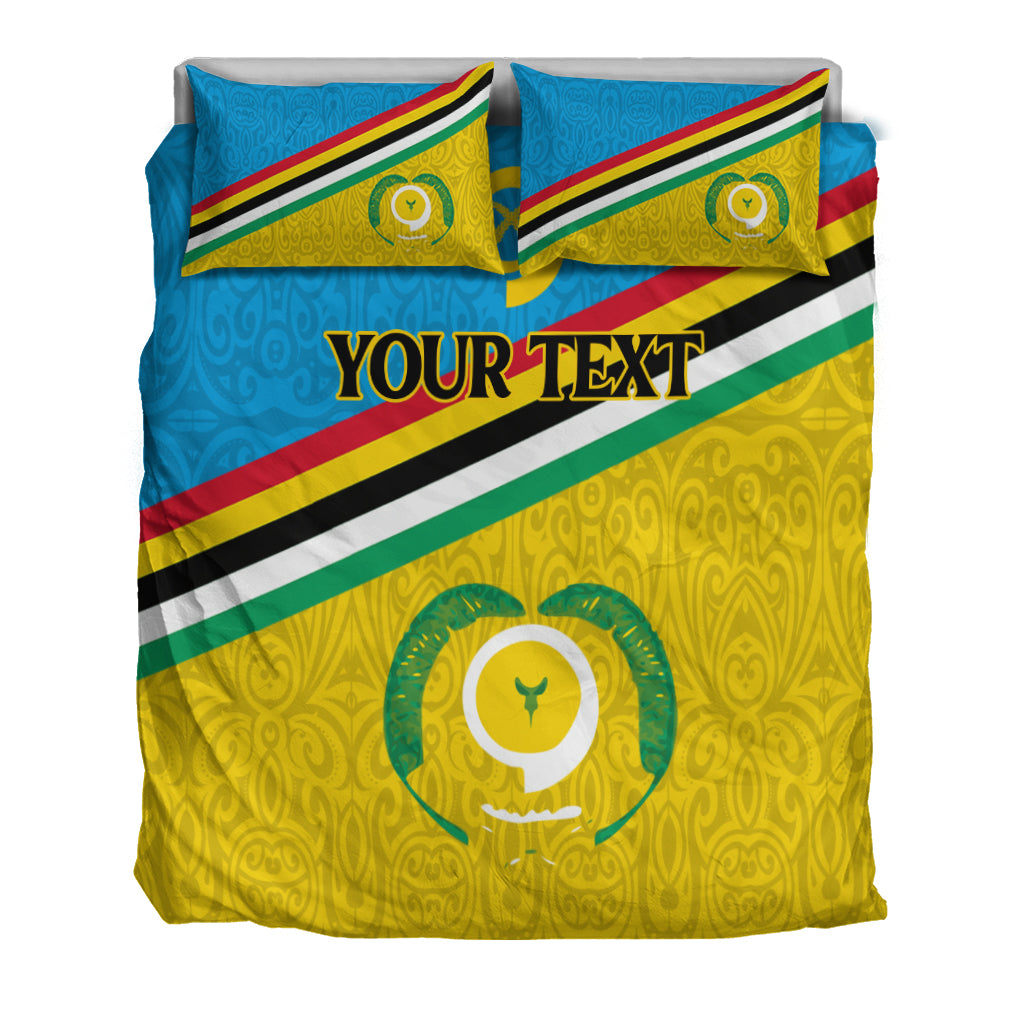 (Custom Personalised) Vanuatu Torba Province Bedding Set - Flag Style - LT12 - Polynesian Pride