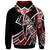 Chuuk Hoodie Tribal Flower Special Pattern Red Color - Polynesian Pride