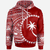 Chuuk Hoodie Micronesia White Red Patterns With Coat of Arms Unisex Red - Polynesian Pride