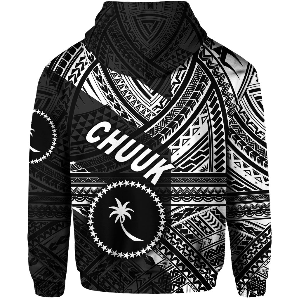 FSM Chuuk Hoodie Original Style Black LT8 - Polynesian Pride