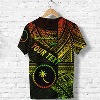 Custom FSM Chuuk T Shirt Happy Independence Day Original Vibes Reggae LT8 - Polynesian Pride