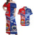 Polynesian Matching Hawaiian Shirt and Dress Samoa Kiribati Together LT8 Blue - Polynesian Pride