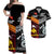 Polynesian Matching Hawaiian Shirt and Dress New Zealand Papua New Guinea Together Black LT8 Black - Polynesian Pride