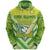 (Custom Text and Number) Cook Islands Rugby Hoodie Creative Style - Polynesian Pride