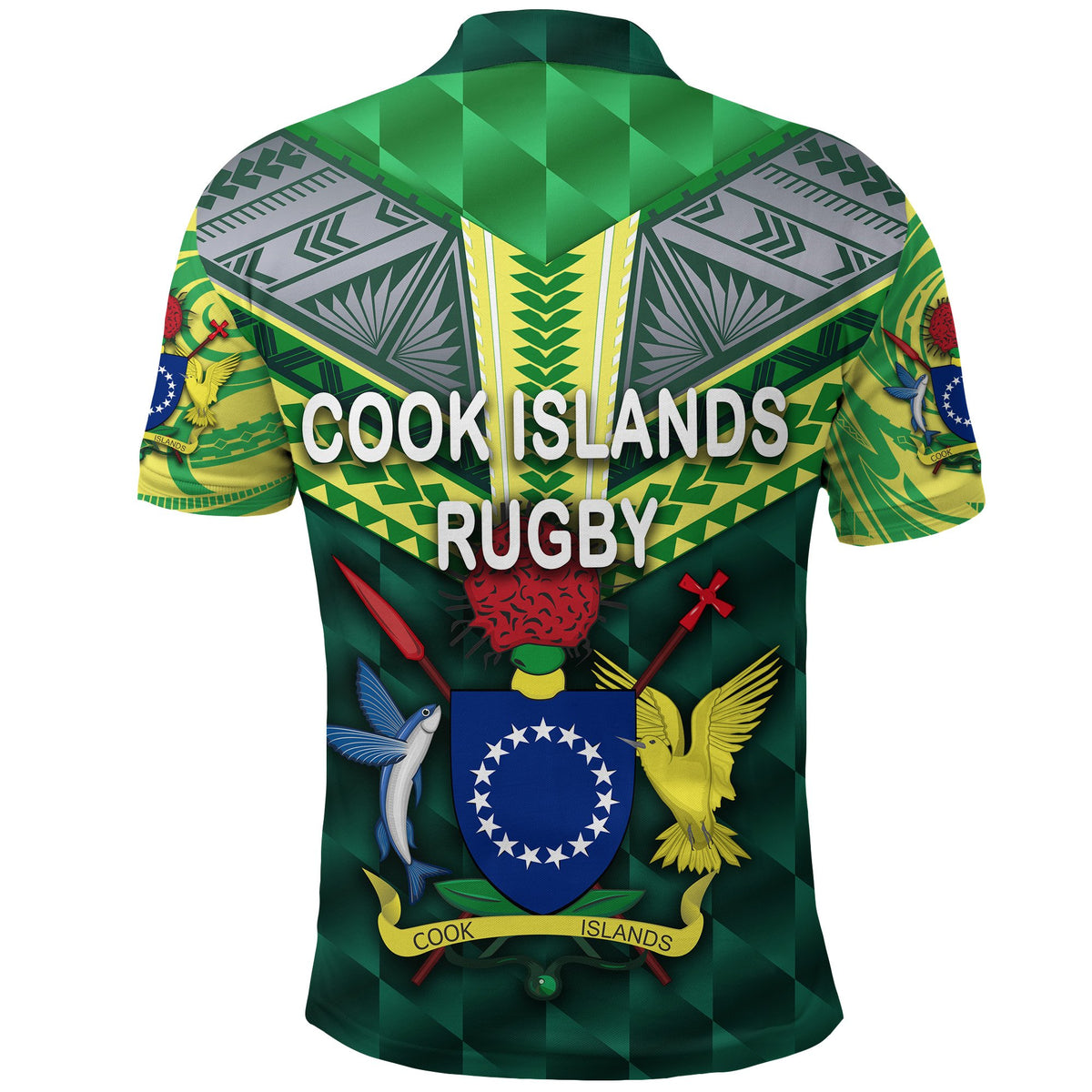 Cook Islands Rugby Polo Shirt - Polynesian Pride