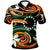 Cook Islands Polo Shirt Vortex Style Unisex Orange - Polynesian Pride