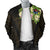 Cook Islands Men's Bomber Jacket - Polynesian Gold Patterns Collection - Polynesian Pride