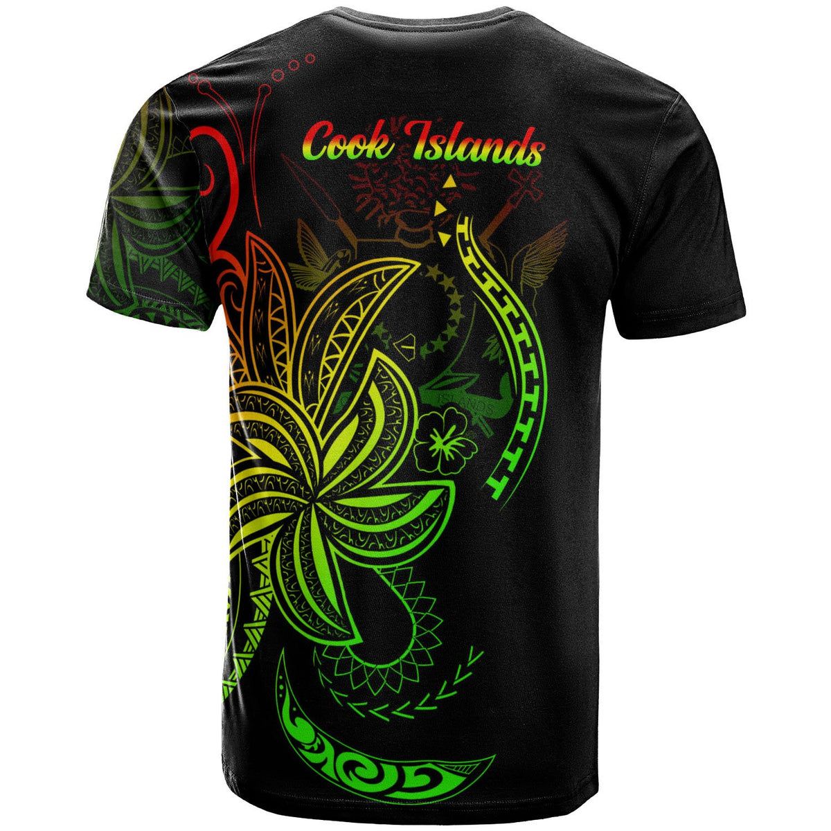 Cook Islands T Shirt Country Code With Seal - Polynesian Pride