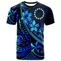 Cook Islands T Shirt The Flow of The Ocean Blue Unisex Blue - Polynesian Pride