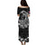 (Custom Personalised) Hawaii King Kamehameha Aloha Hawai'i Nei Puletasi Dress - LT2 Women BLACK - Polynesian Pride