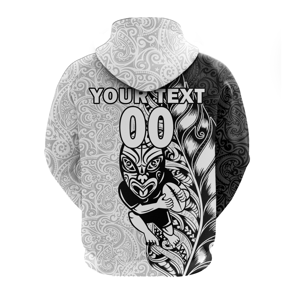 Custom New Zealand Maori All Black Rugby Hoodie LT2 - Polynesian Pride