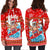 (Custom Personalised) Hawaii Christmas Santas Surf Mele Kalikimaka Hoodie Dress - LT2 - Polynesian Pride