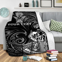 (Custom Personalised) Hawaii Ikaika Warrior Blanket - LT2 - Polynesian Pride