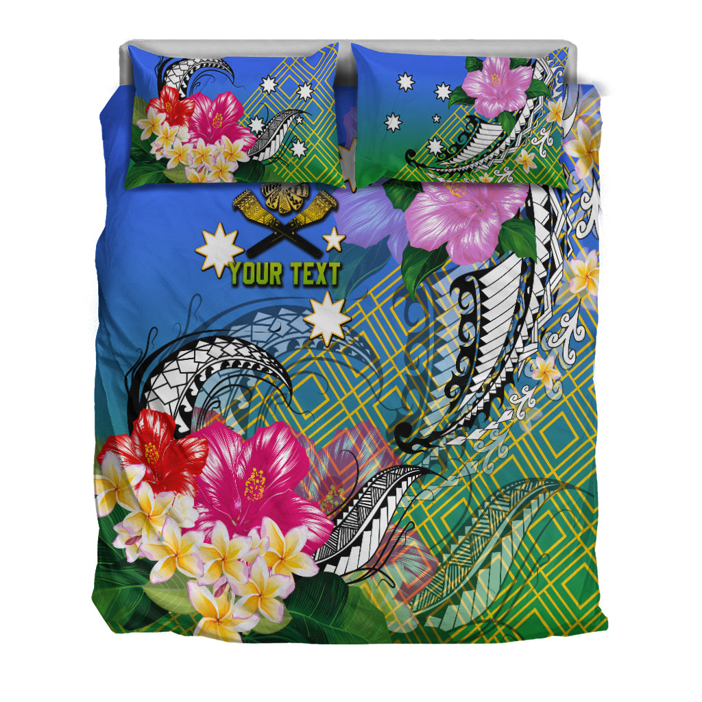 (Custom Personalised) South Sea Islanders Kanakas Hibiscus Polynesia Bedding Set - LT2 - Polynesian Pride